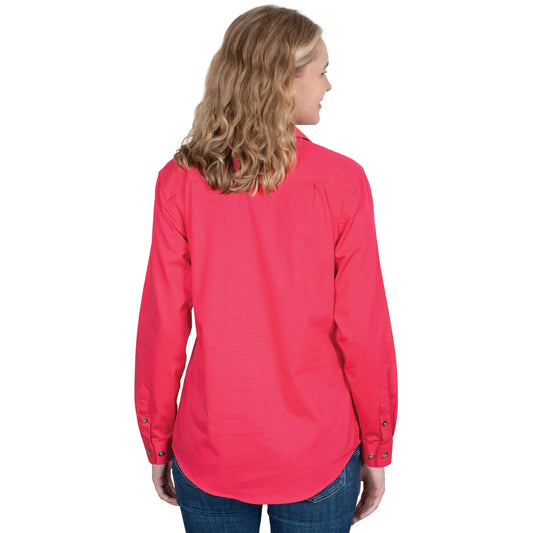 Just Country Ladies Jahna 1/2 Button L/S Shirt - 50505RAS