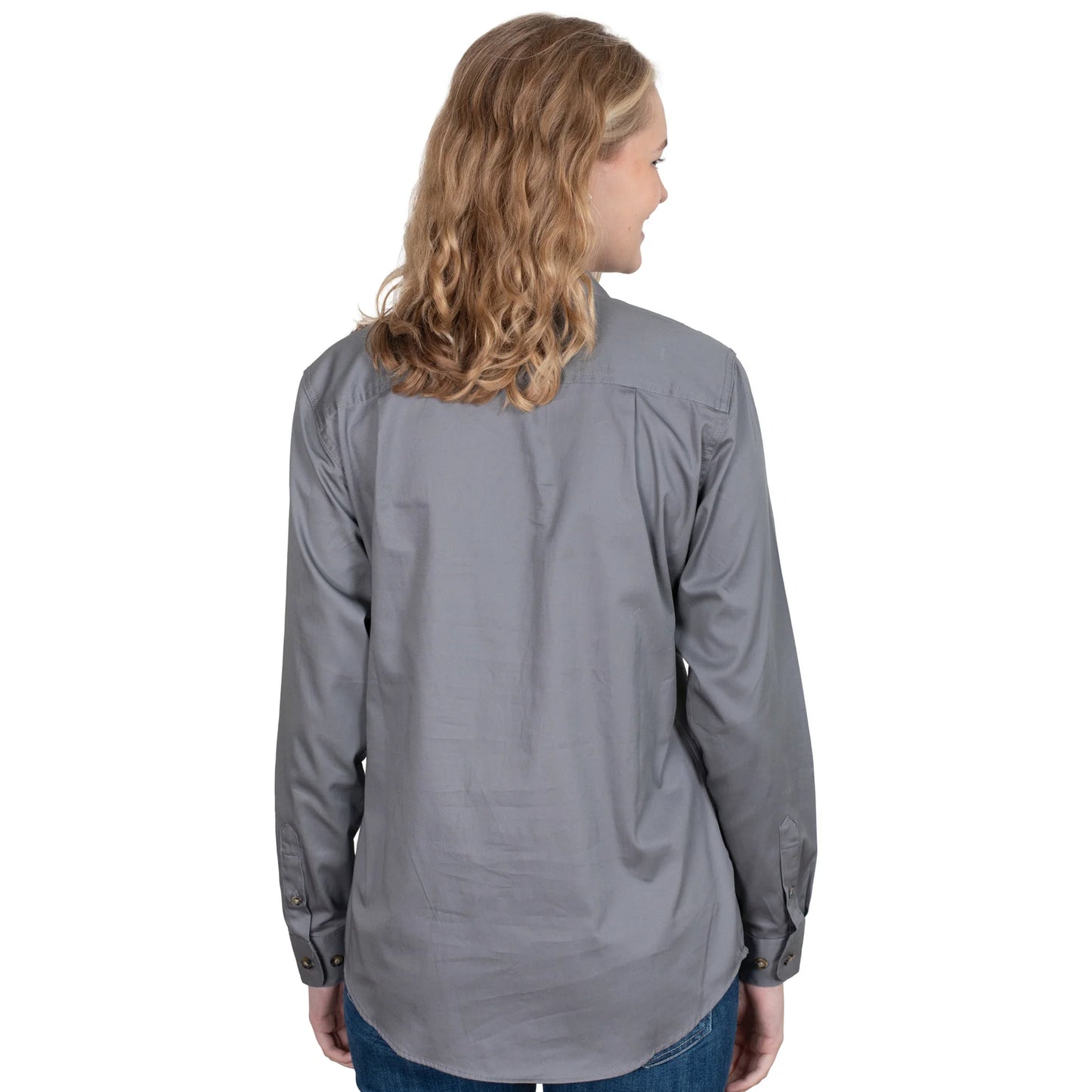 Just Country Ladies Jahna 1/2 Button L/S Shirt - 50505STG