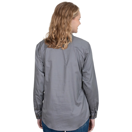 Just Country Ladies Jahna 1/2 Button L/S Shirt - 50505STG