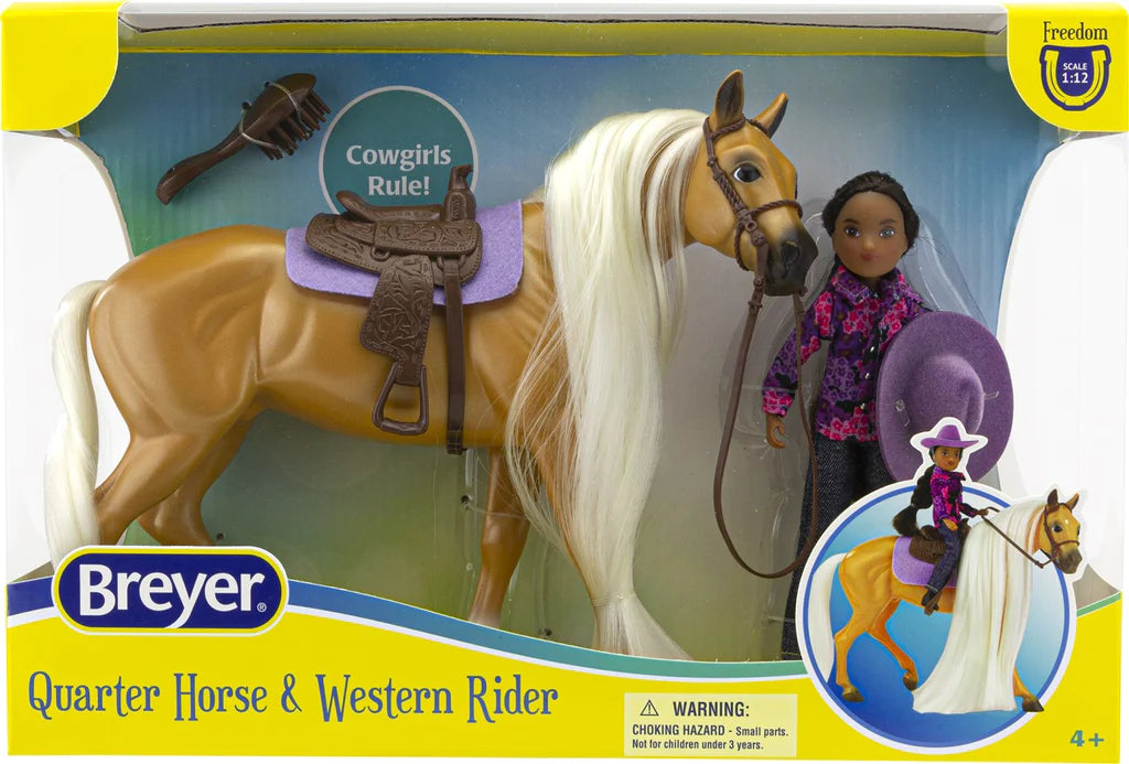 Breyer Freedom Charm Quarter Horse & Gabi Western Rider