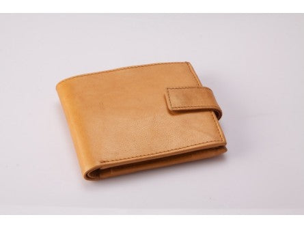 The Design Edge Mens Cow Leather Wallet - Dark Brown Leather - 77941