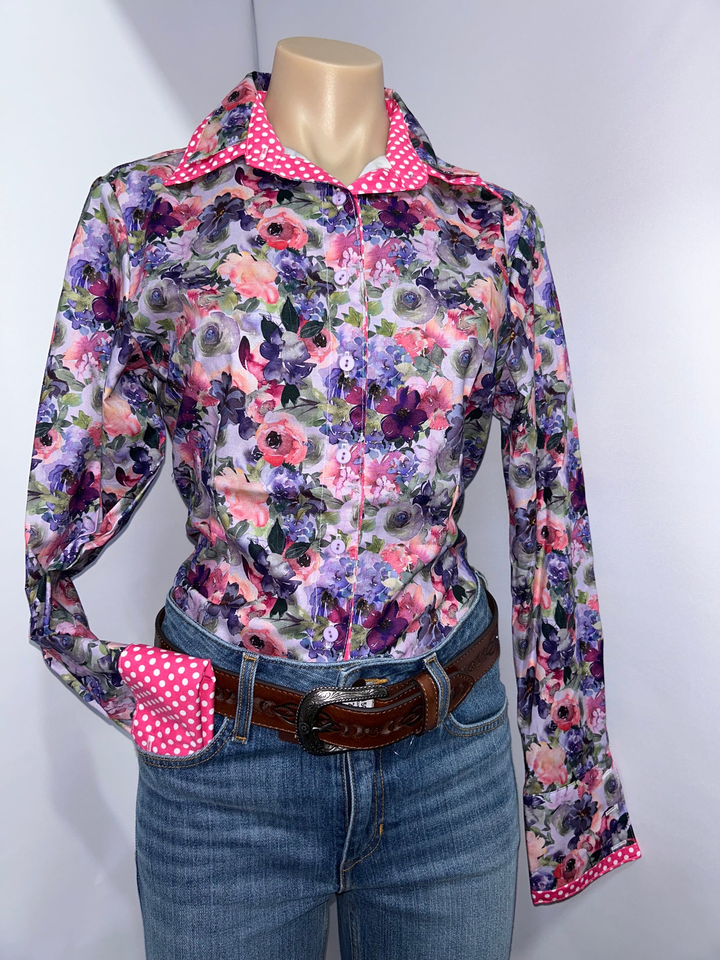 Netties Ladies Paityn Fitted L/S Shirt