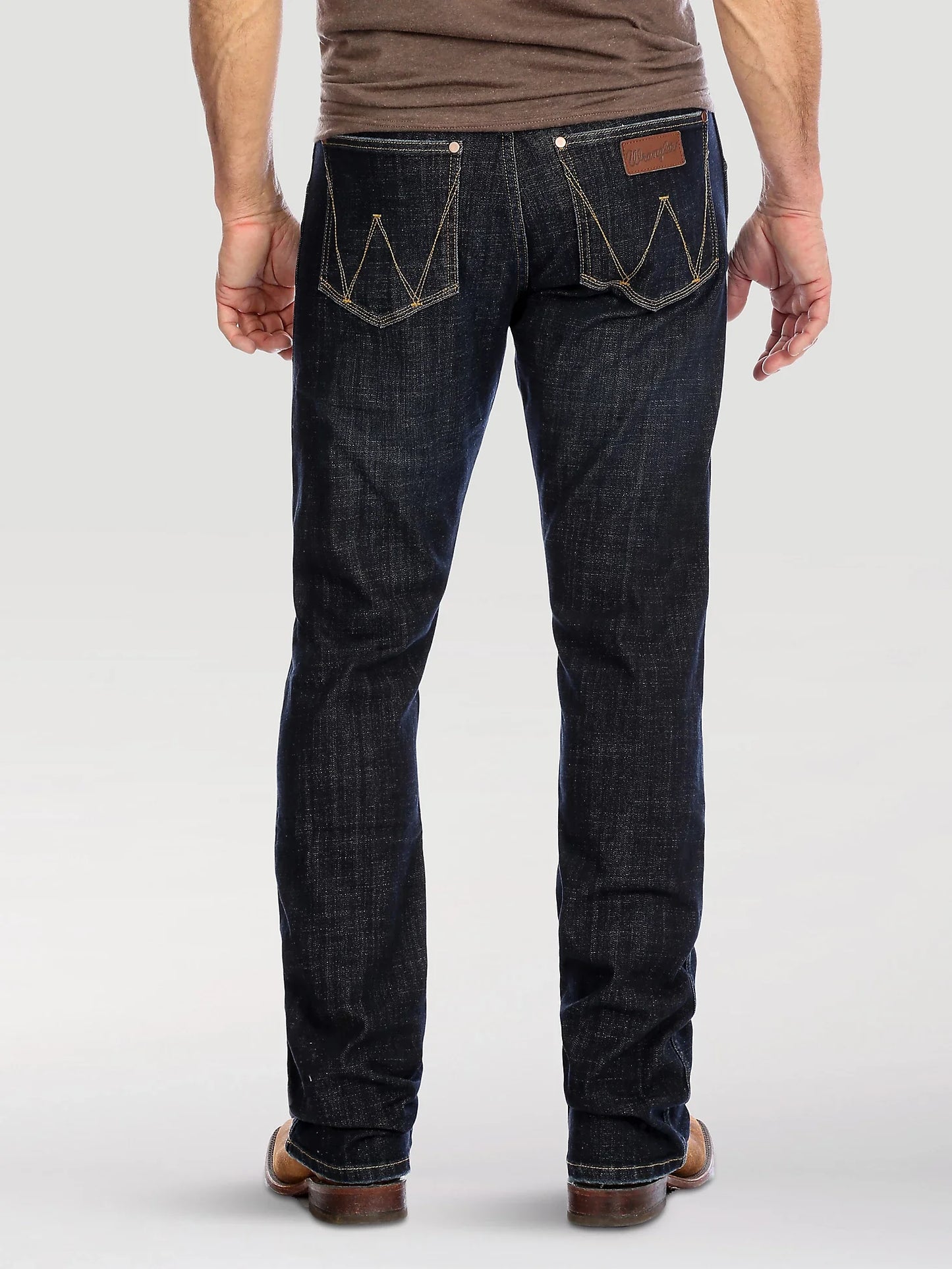 Wrangler USA Mens Slim Fit Boot Cut Jean in Dax - 77MWZDX34