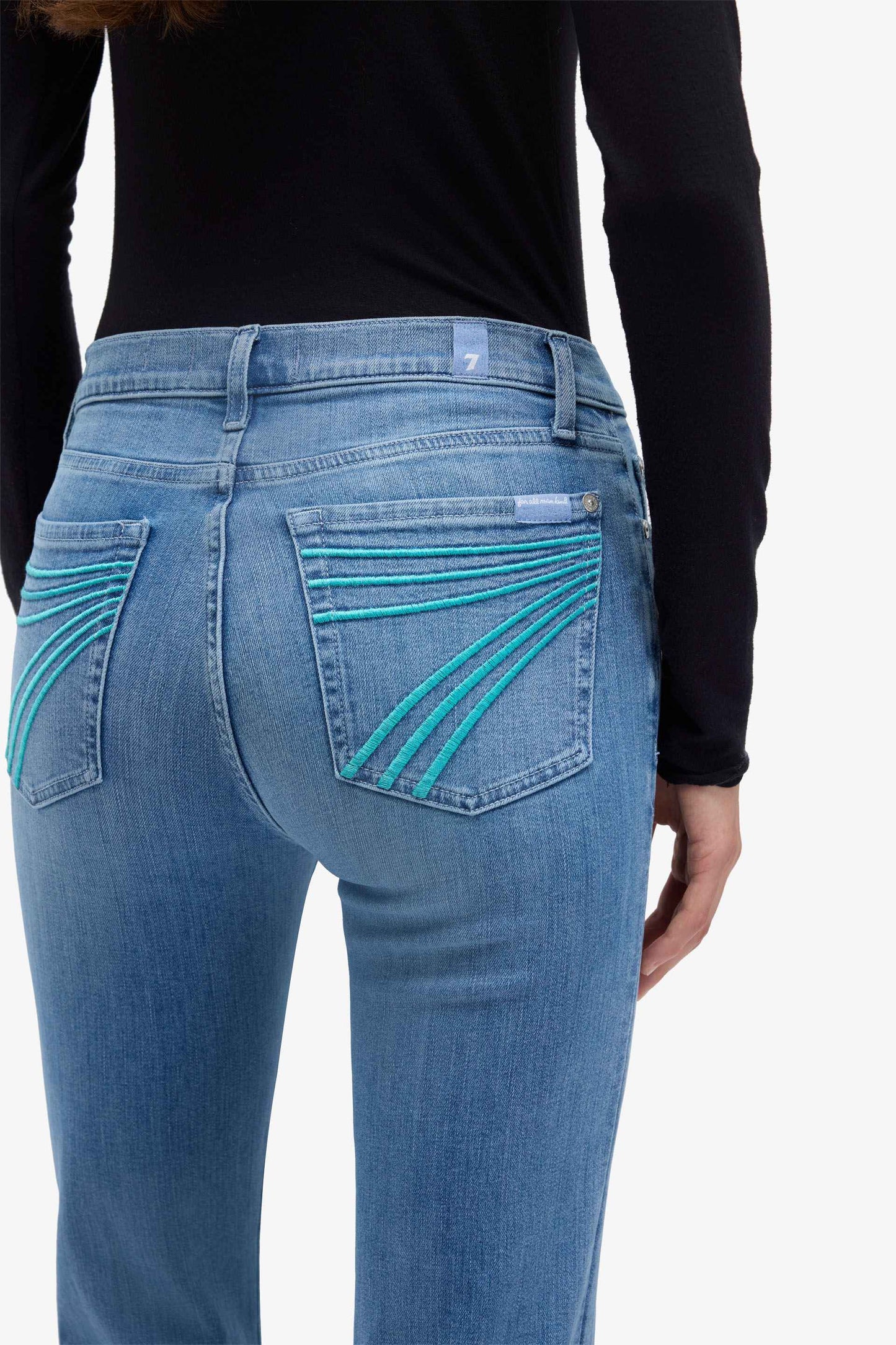 7 for all mankind Ladies DOJO Jean - Iceflow - 7U307C12-1ZH