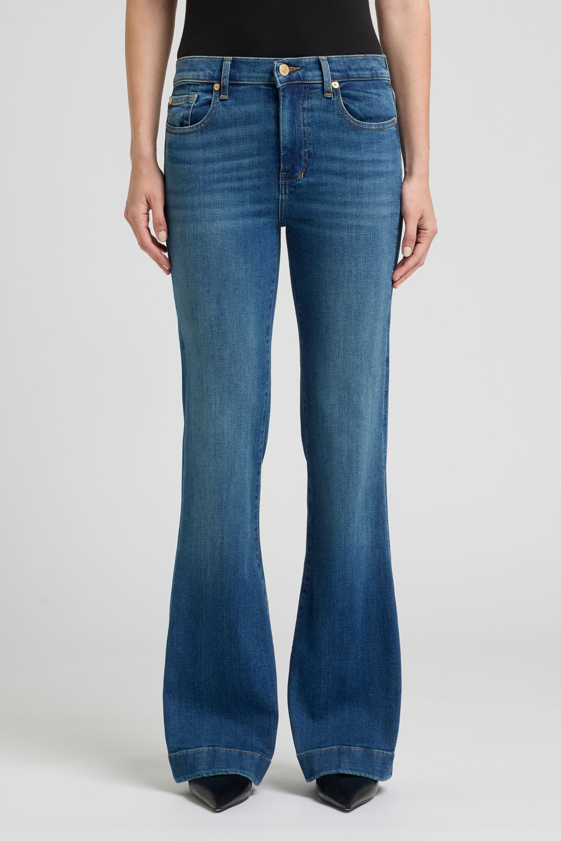 7 for all mankind Ladies DOJO Jean - Retro Fade Tailorless - 7U317C12-1ZT