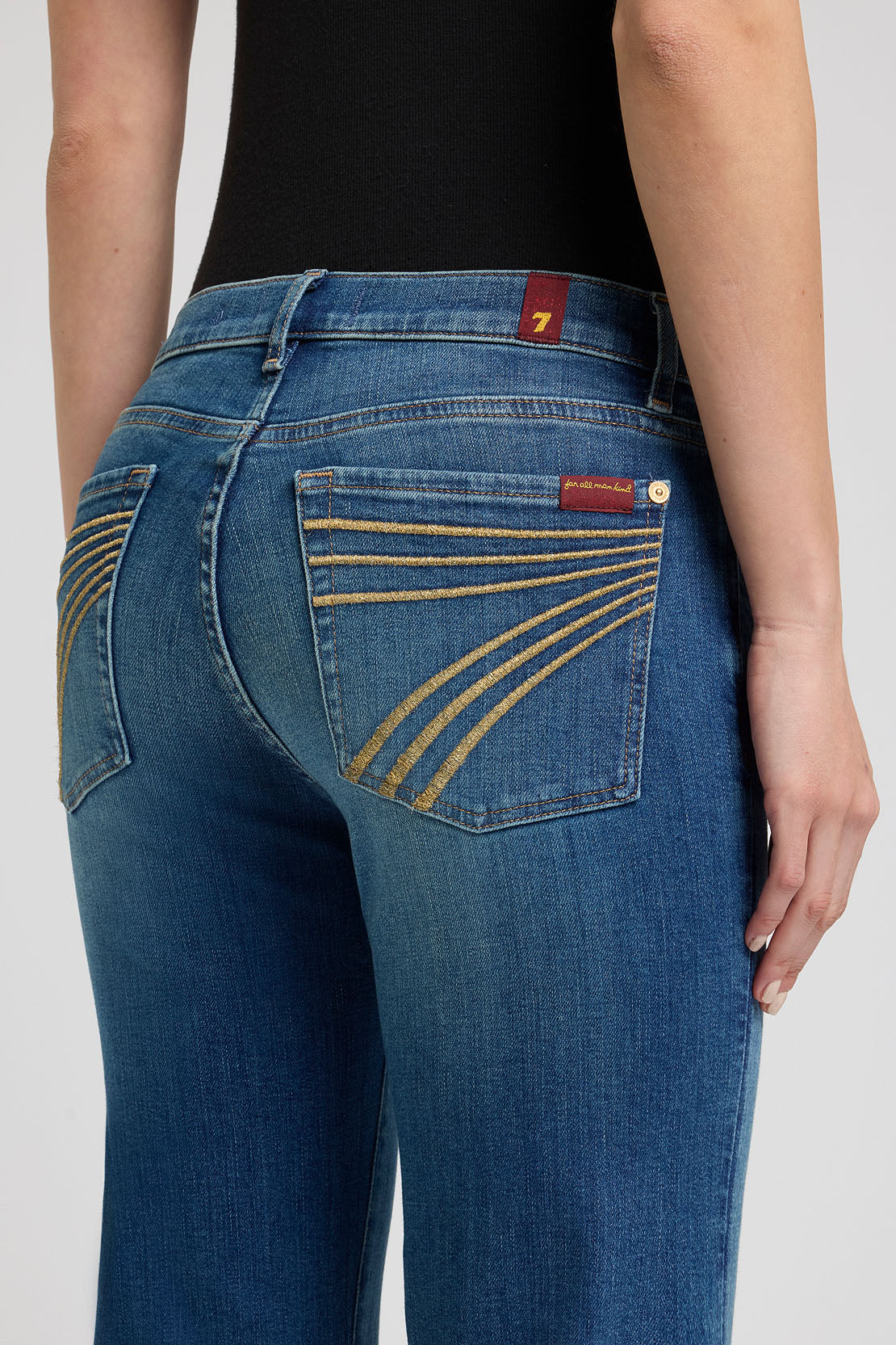 7 for all mankind Ladies DOJO Jean - Retro Fade Tailorless - 7U317C12-1ZT
