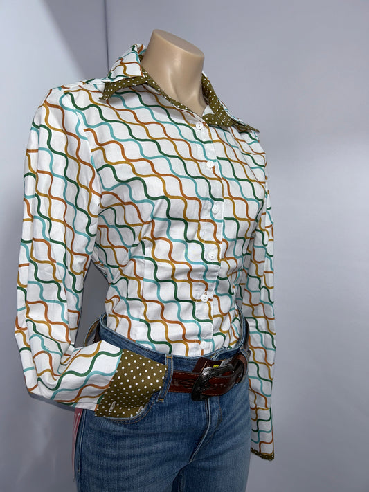 Netties Ladies Arana Fitted L/S Shirt