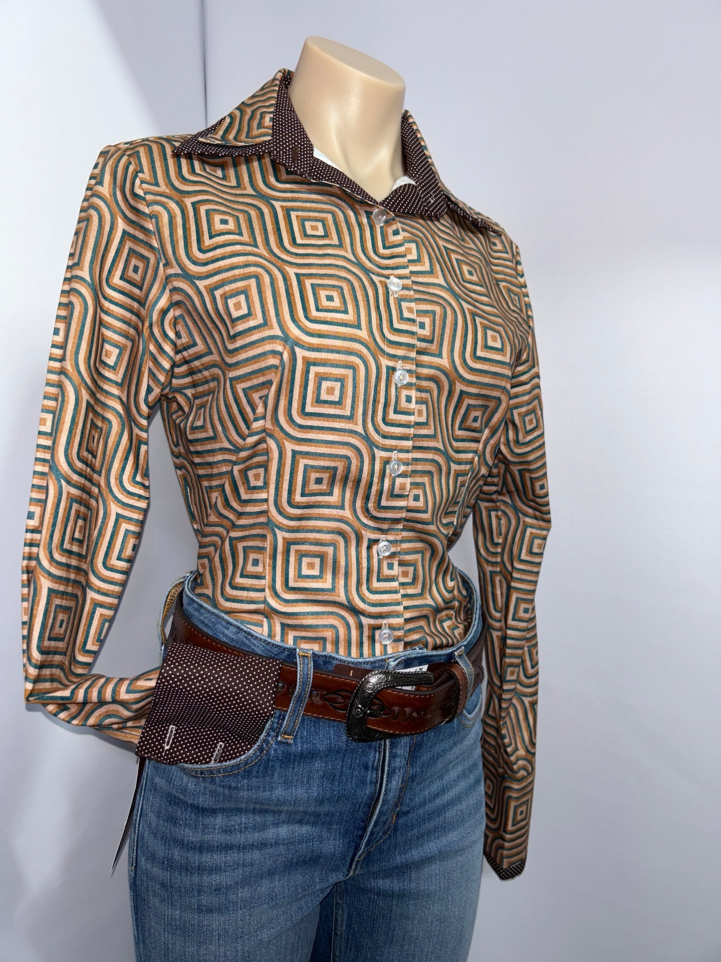 Netties Ladies Zoie Fitted L/S Shirt