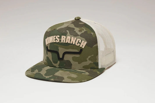 Kimes Ranch Flatlands Trucker Cap - Camo