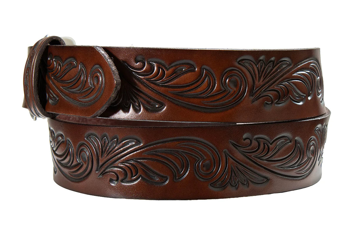 Ariat Ladies Floral Embossed Belt - A1533802