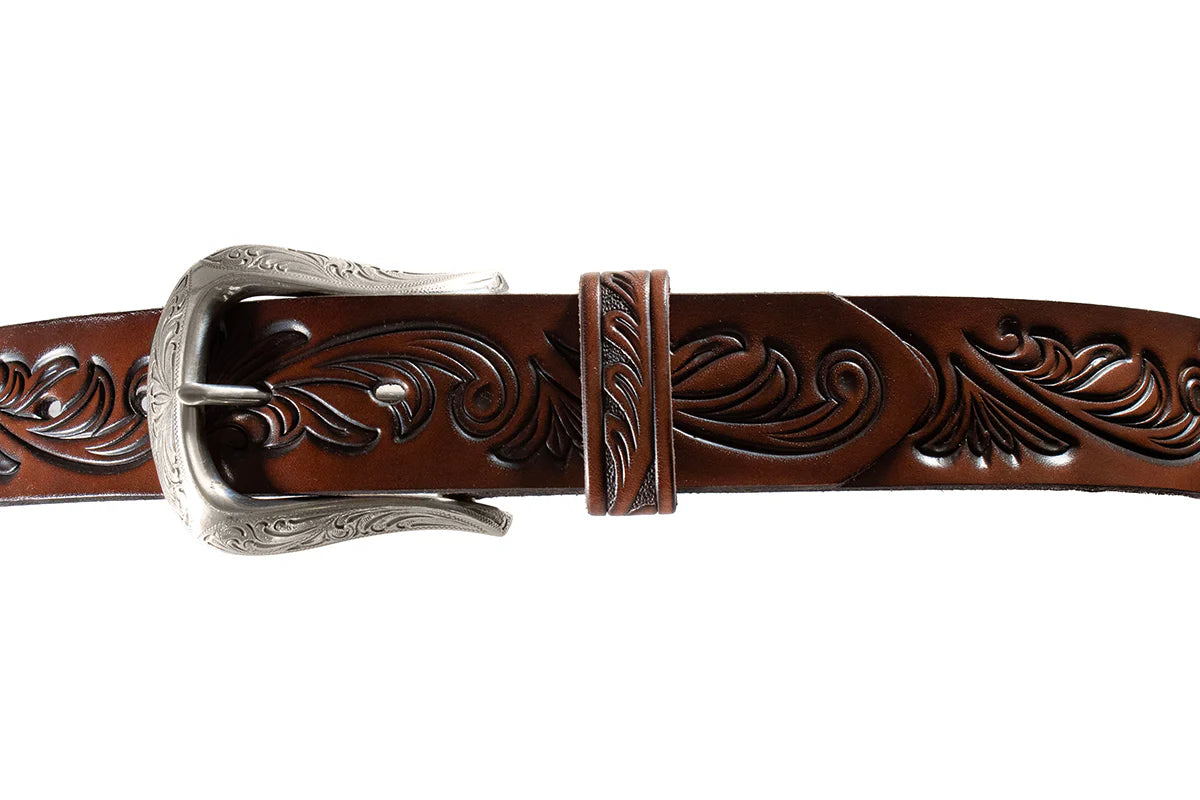 Ariat Ladies Floral Embossed Belt - A1533802
