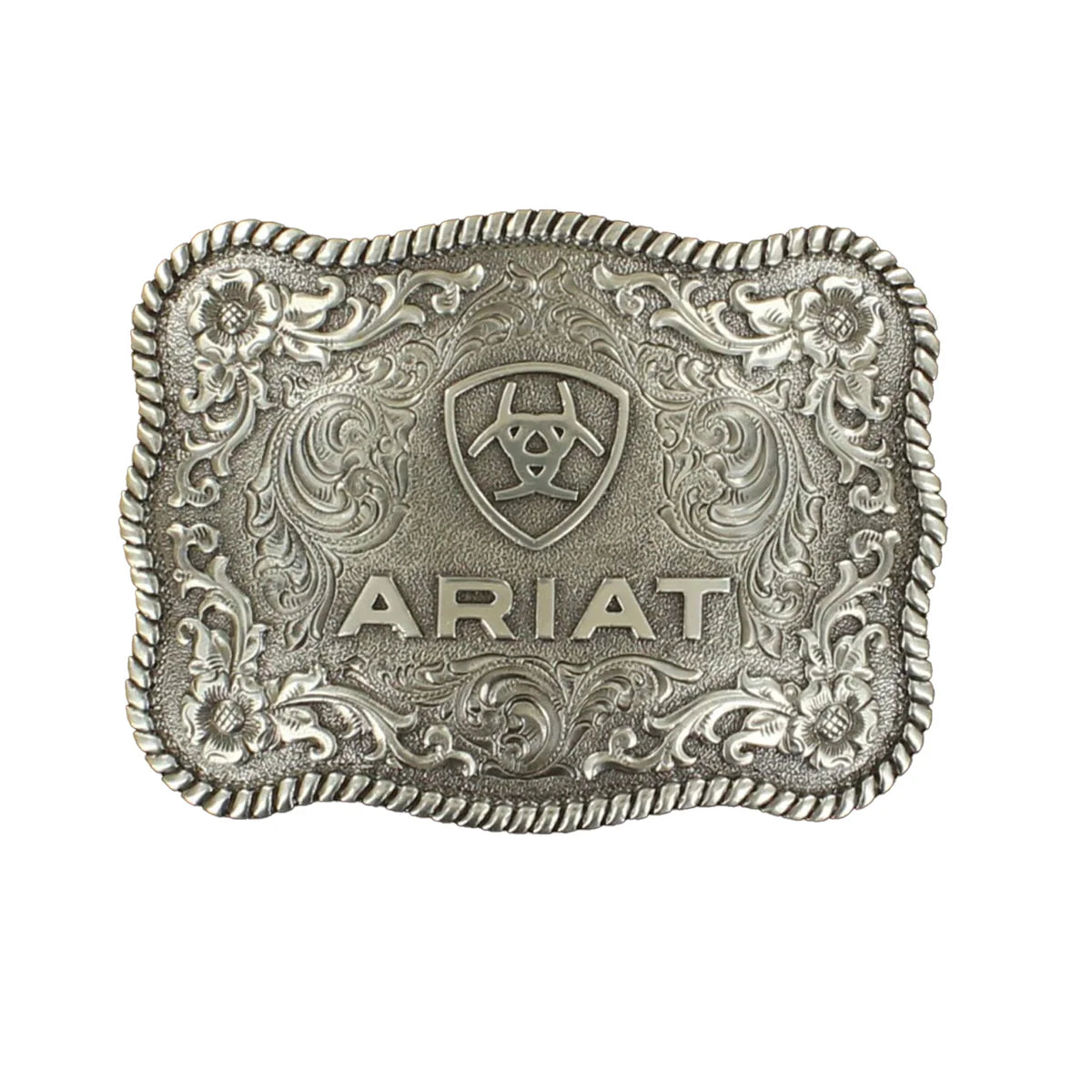 Ariat Unisex Antique Silver Buckle - A37006