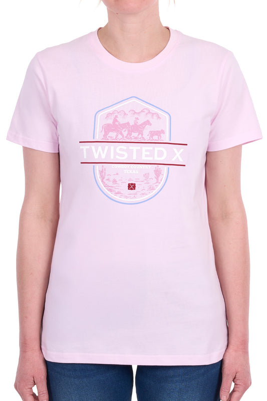 Twisted X Ladies Kim SS Tee - A5S2598003
