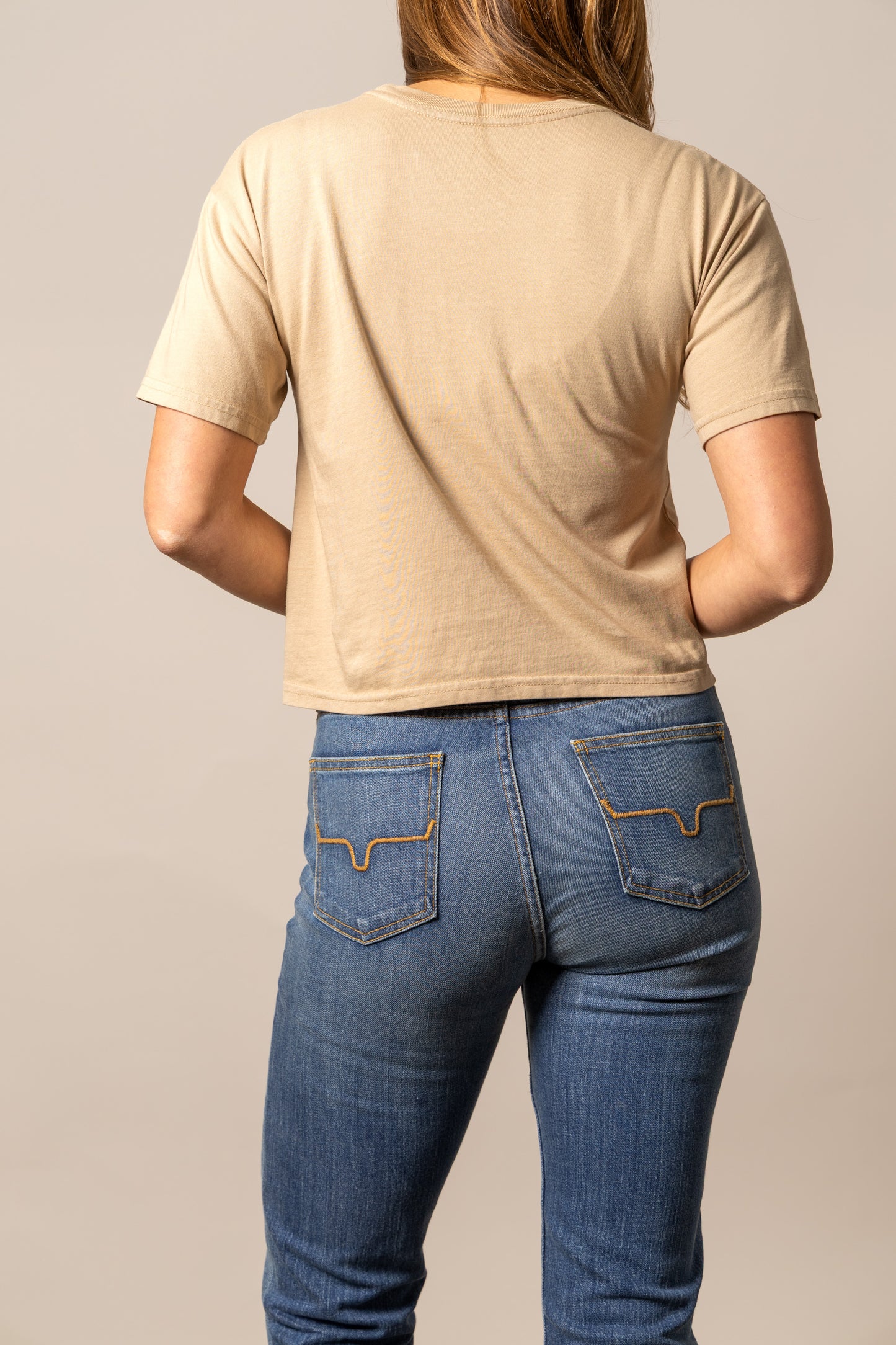 Kimes Ranch Ladies Abiquiu Tee Shirt - Tan