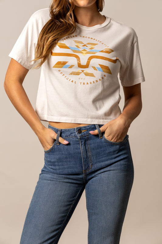 Kimes Ranch Ladies Abiquiu Tee Shirt - Bone