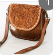 American Darling Ladies Genuine Leather Western Clutch Handbag - ADBGA211J