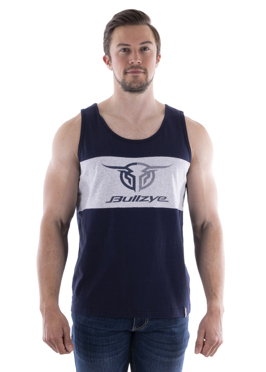 Bullzye Mens Splice Singlet - B2S1501188 - On Sale