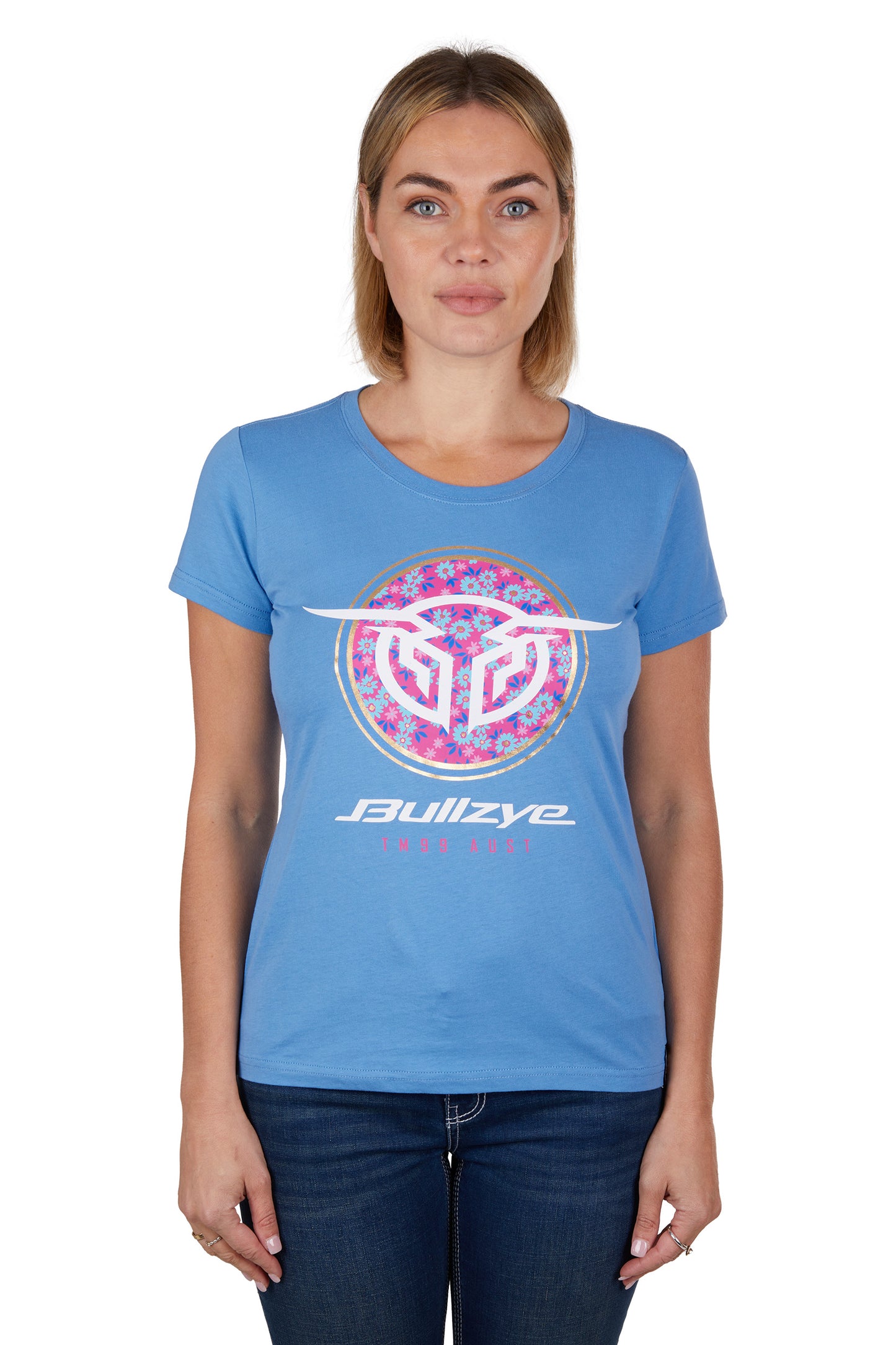 Bullzye Ladies Ditsy S/S Tee - B3S2503322