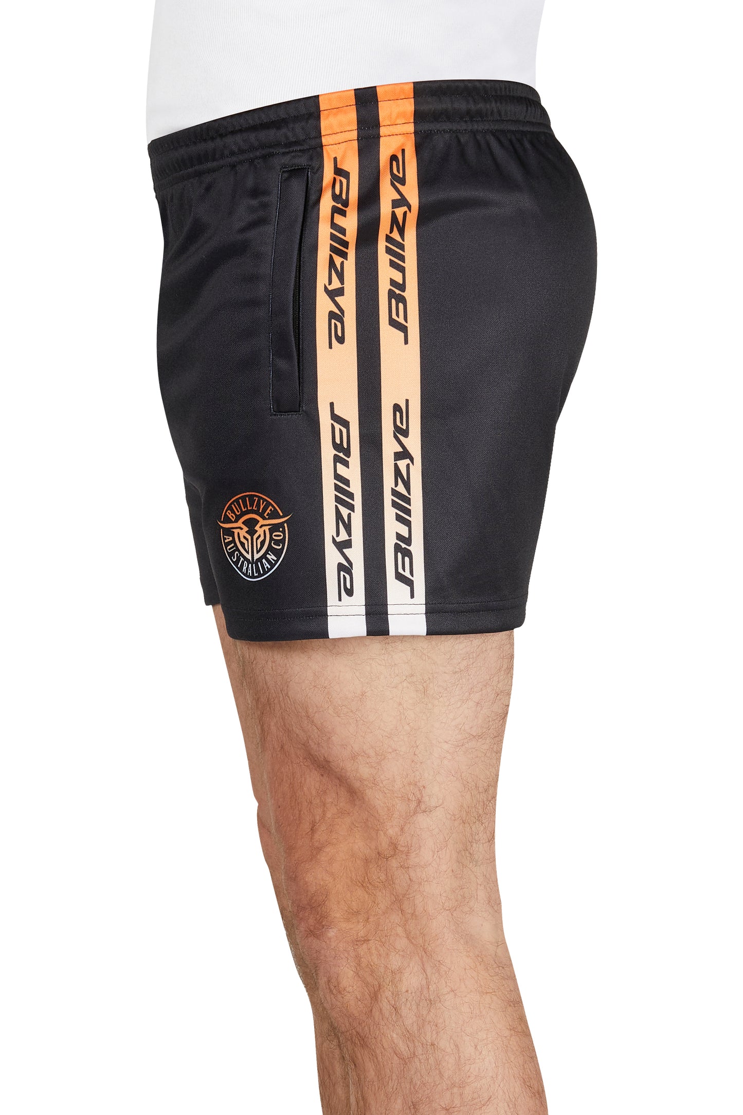 Bullzye Mens Sports Short - B5S1309487 -Black - On Sale