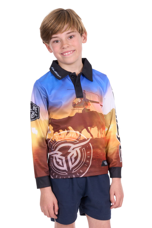Bullzye Boys Long Sleeve Tee - B5S3569492