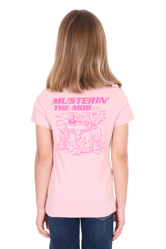 Bullzye Girls Muster S/S Tee - B5S5502463