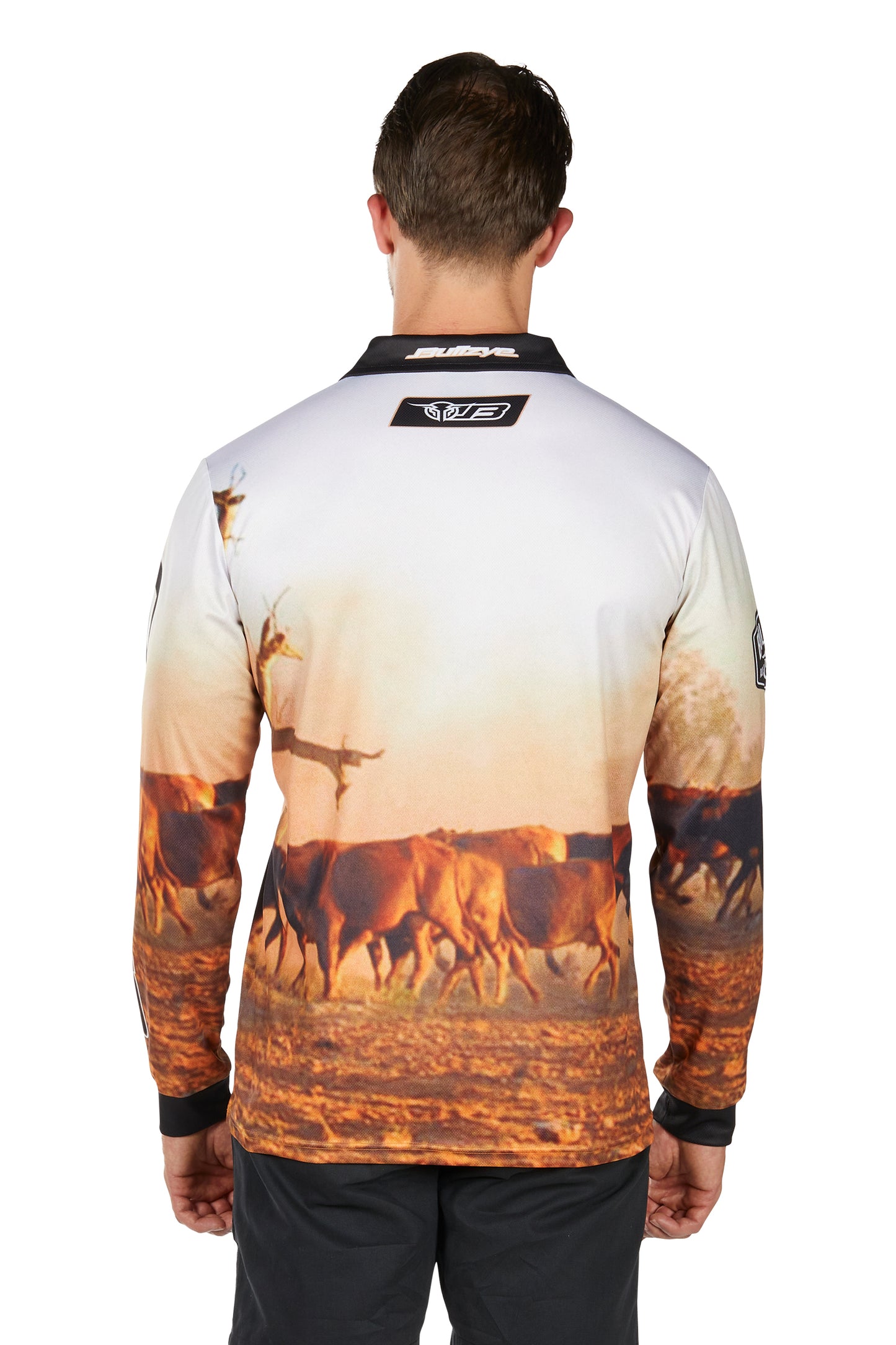 Bullzye Mens Helicopter Long Sleeve Tee - B6W1569516