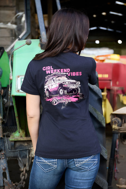 Bullzye Ladies Vibes S/S Tee - B6W2503527