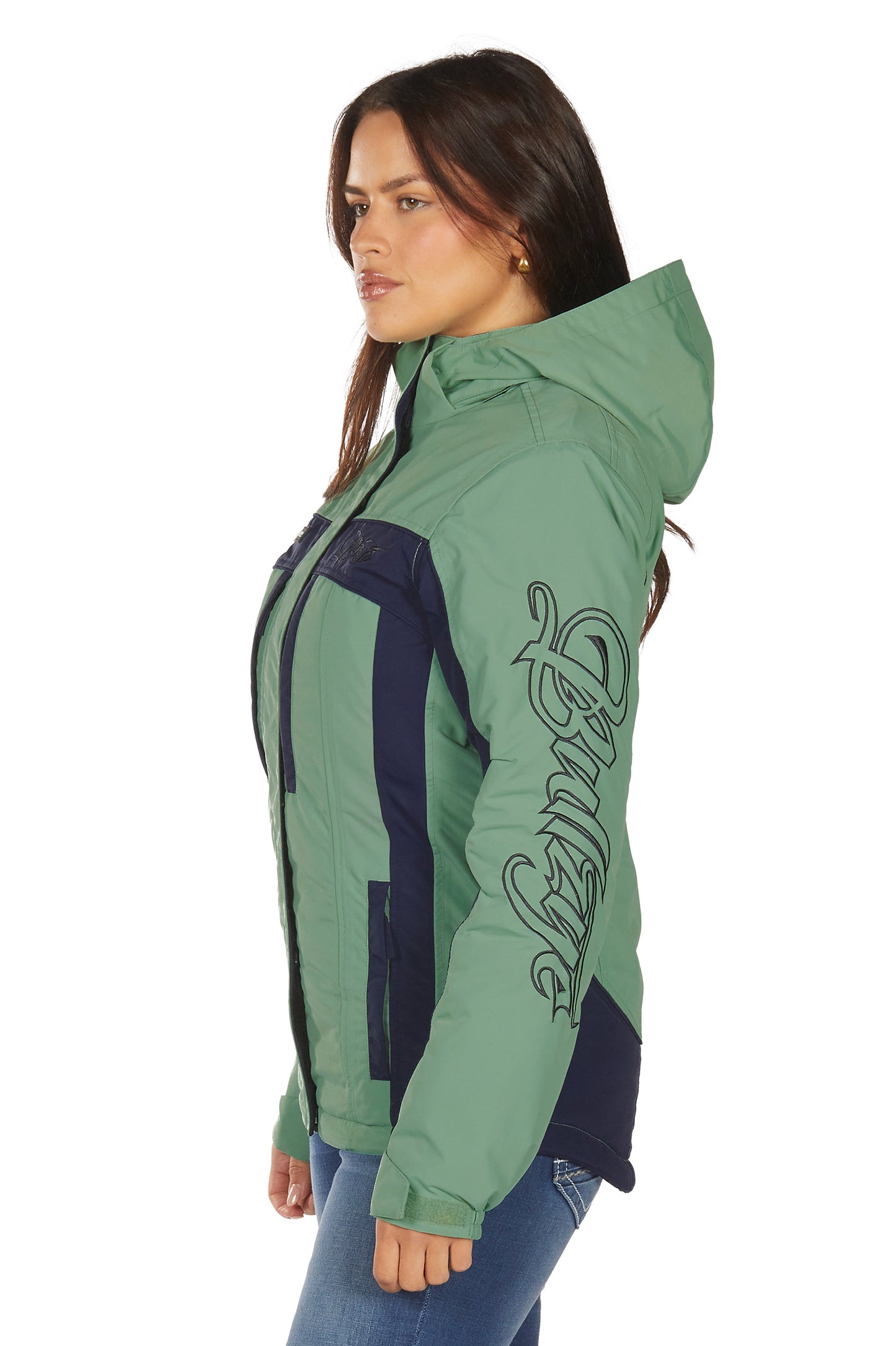Bullzye Ladies Carla Jacket - Moss/Navy - B6W2709529