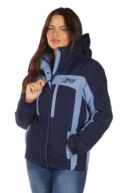 Bullzye Ladies Carla Jacket - Light Blue/Navy - B6W2709529