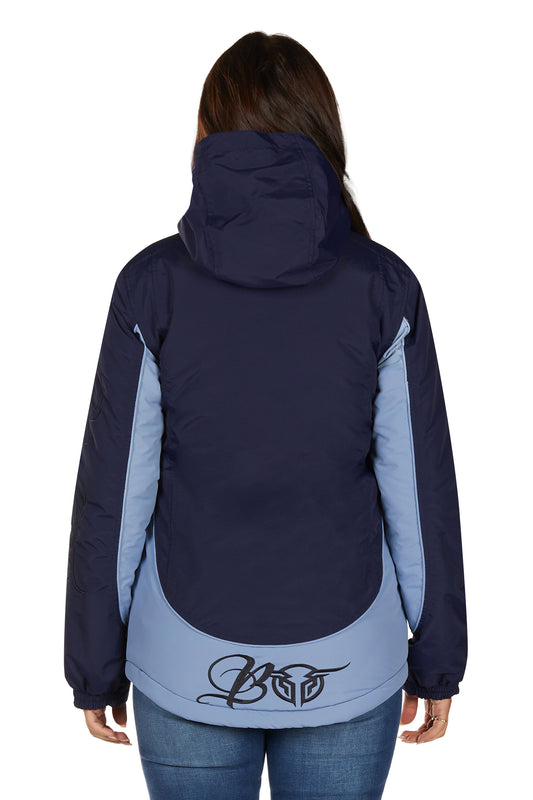 Bullzye Ladies Carla Jacket - Light Blue/Navy - B6W2709529