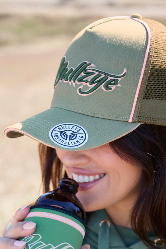 Bullzye Rhea High Profile Trucker Cap - B6W2948CAP