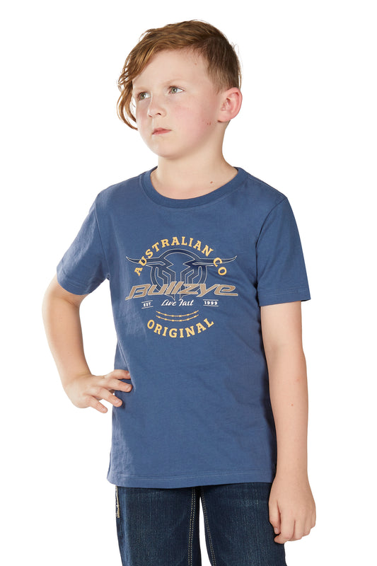 Bullzye Boys Live Fast S/S Tee - B6W3503506