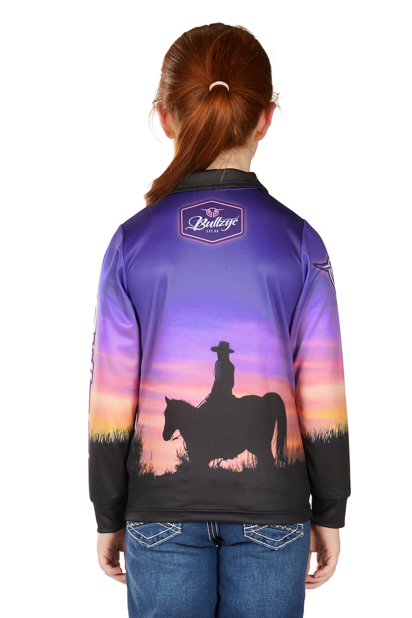 Bullzye Girls Sunset Long Sleeve Tee - B6W5501537