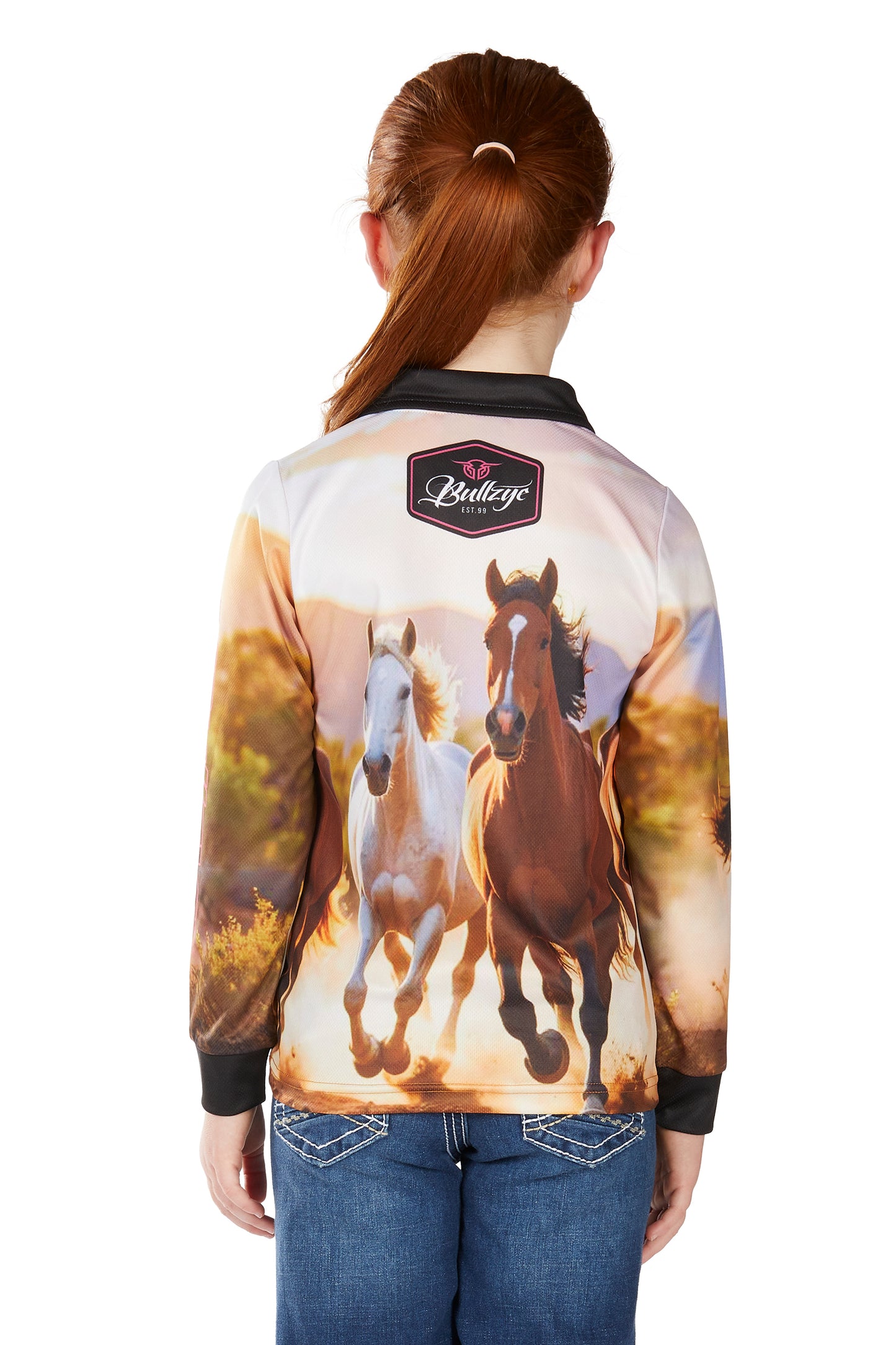 Bullzye Girls Gallop Long Sleeve Tee - B6W5501538