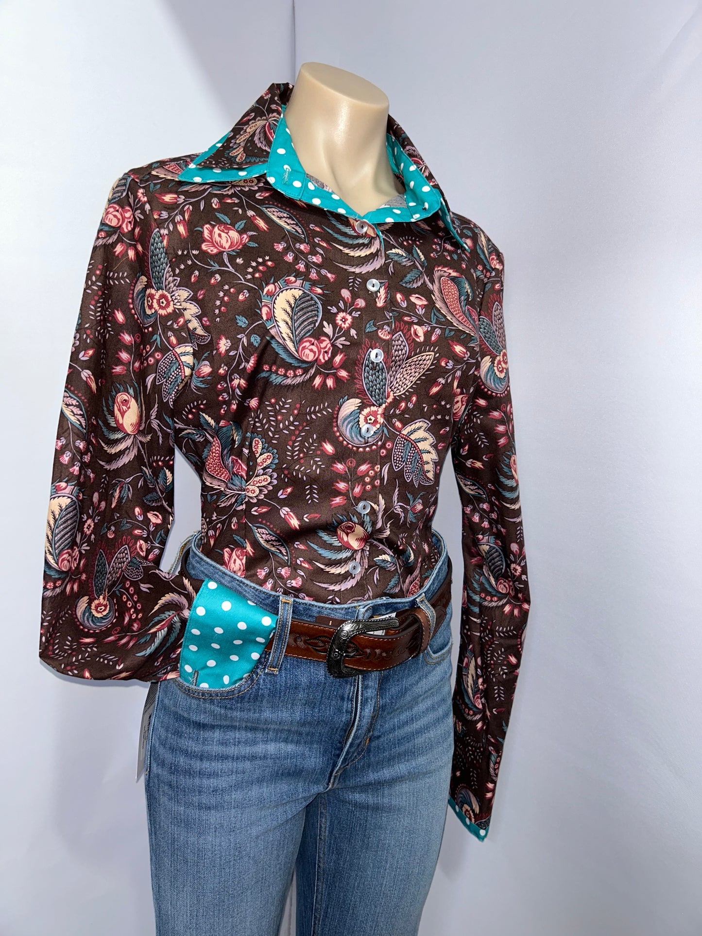 Netties Ladies Inaya Fitted L/S Shirt