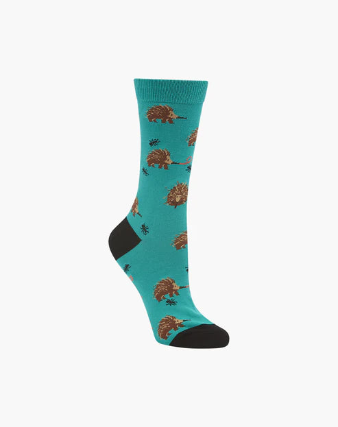 Bamboozld Ladies Anteater Bamboo Sock - Green