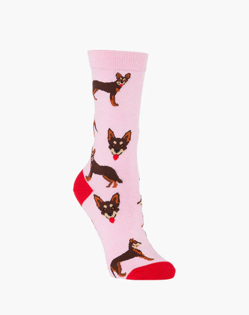 Bamboozld Ladies Kelpie Bamboo Sock - Pink
