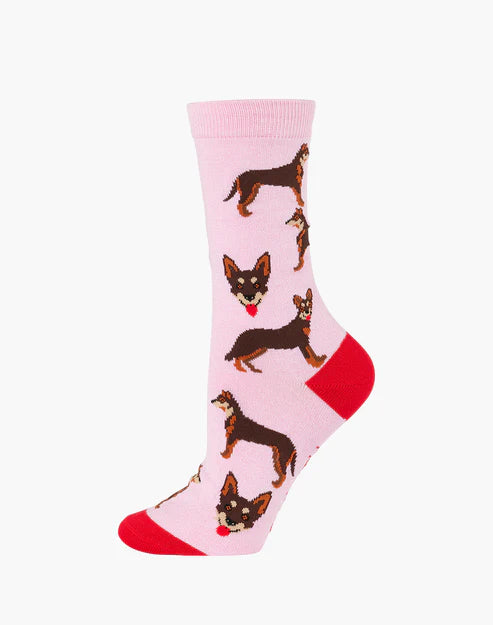 Bamboozld Ladies Kelpie Bamboo Sock - Pink