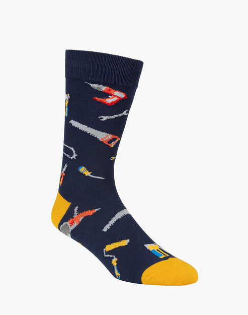 Bamboozld Mens Tradie Bamboo Sock - Navy