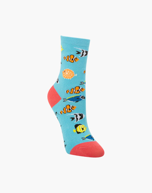 Bamboozld Kids Aquarium Bamboo Socks - Sky