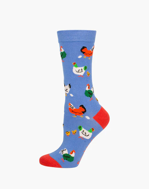 Bamboozld Ladies Miss Clucky Bamboo Sock - Lavender