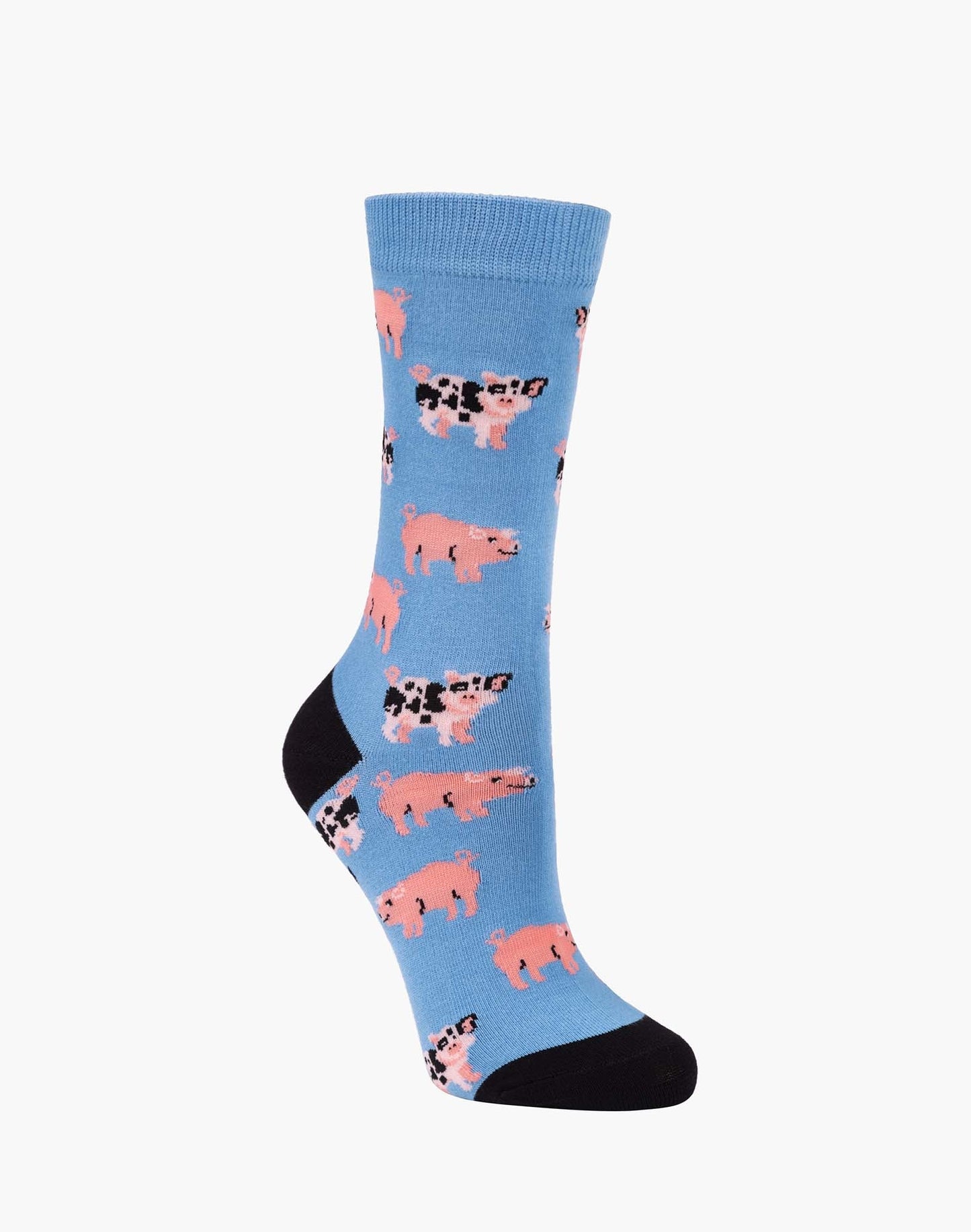Bamboozld Ladies Miss Oink Bamboo Sock - Sky