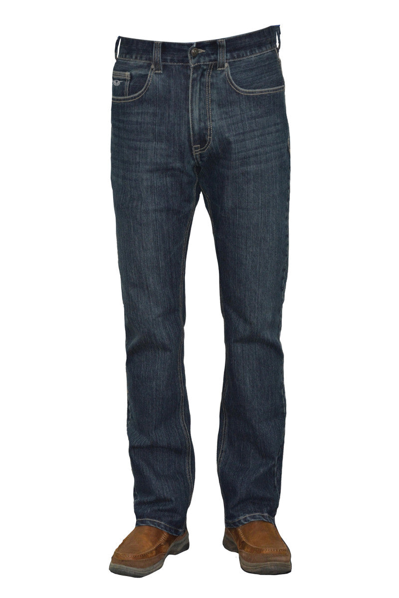 Bullzye Mens Lever Regular Fit Jean - Dark Wash