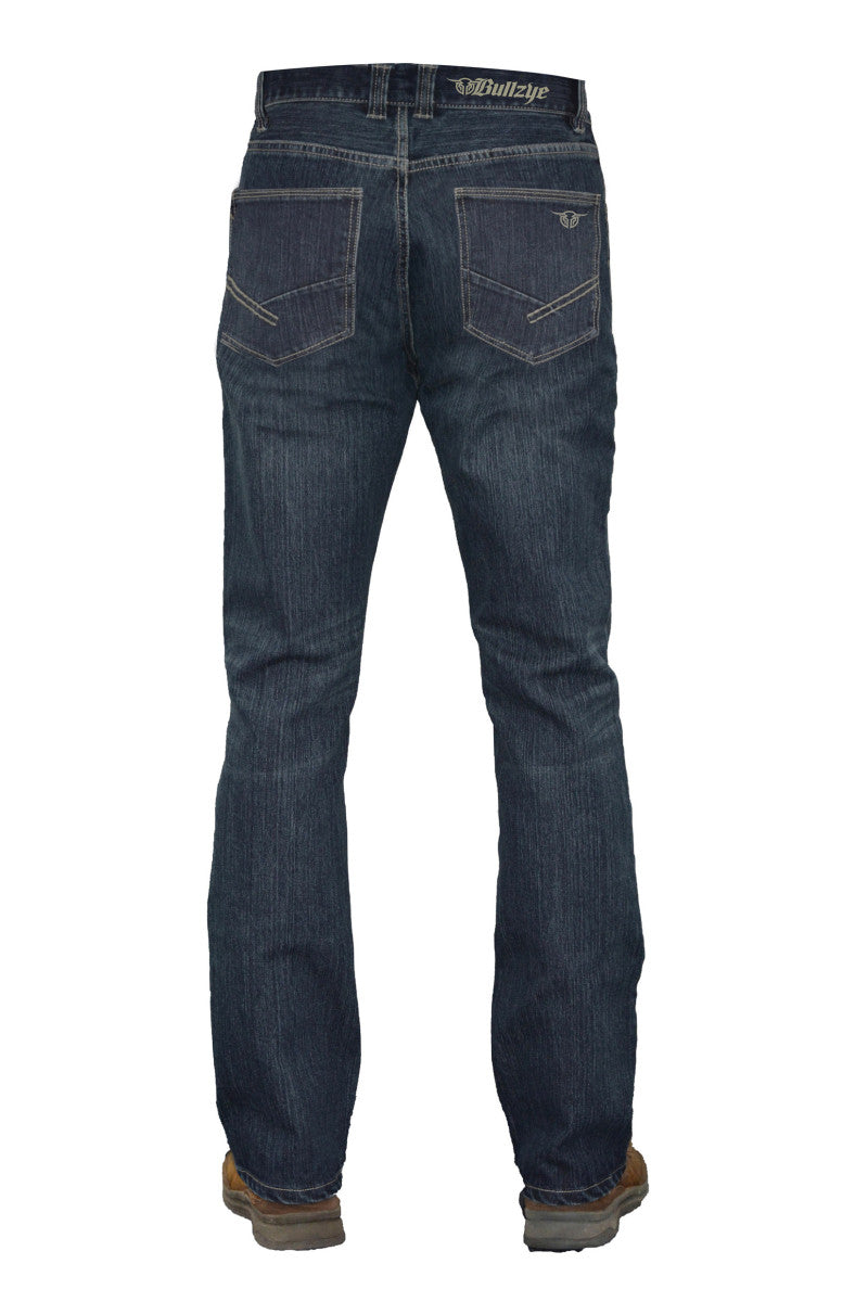 Bullzye Mens Lever Regular Fit Jean - Dark Wash