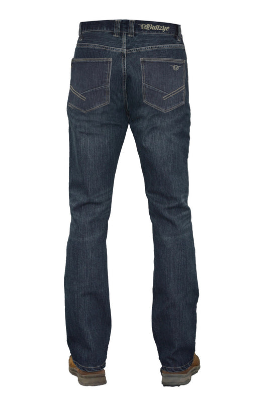 Bullzye Mens Lever Regular Fit Jean - Dark Wash
