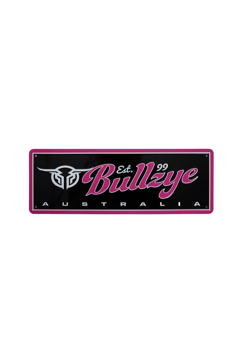 Bullzye Metal Sign - Pink - BCP1923GFT