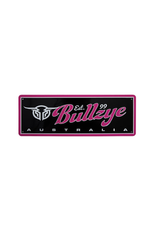 Bullzye Metal Sign - Pink - BCP1923GFT