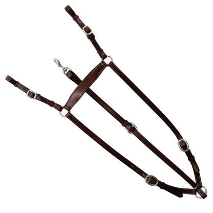 Toowoomba Saddlery Tanami Leather Stockman's Breastplate - BPLTAN19B