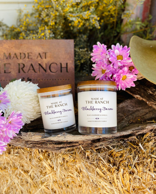 Made At The Ranch Soy Candle Large with Box - Blackberry Farm
