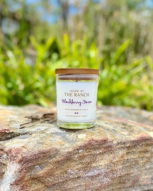 Made At The Ranch Soy Candle Medium with Box - Blackberry Farm